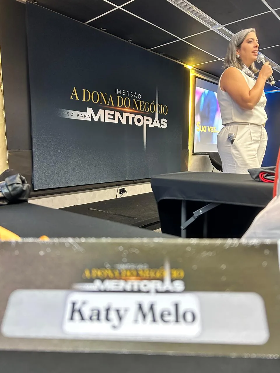 Katy Melo em encontro de mentoria
